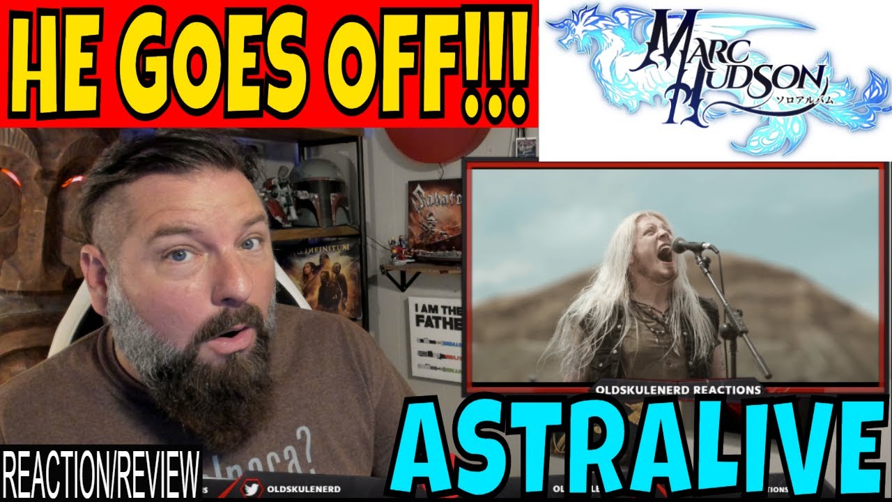 MARC HUDSON -「ASTRALIVE」(Official Videio) OLDSKULENERD REACTION