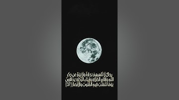 #تلاوة_خاشعة // في بيوت أذن الله أن ترفع ويذكر فيها أسمه