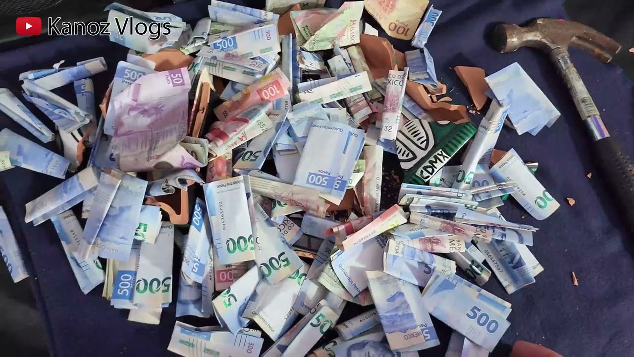 ABRIENDO ALCANCÍA Con BILLETES - Mis AHORROS