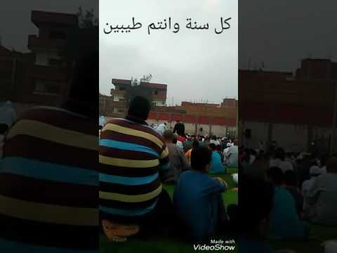 صلاة العيد من قرية سنهوت منيا القمح شرقية مركز نادى شباب سنهوت