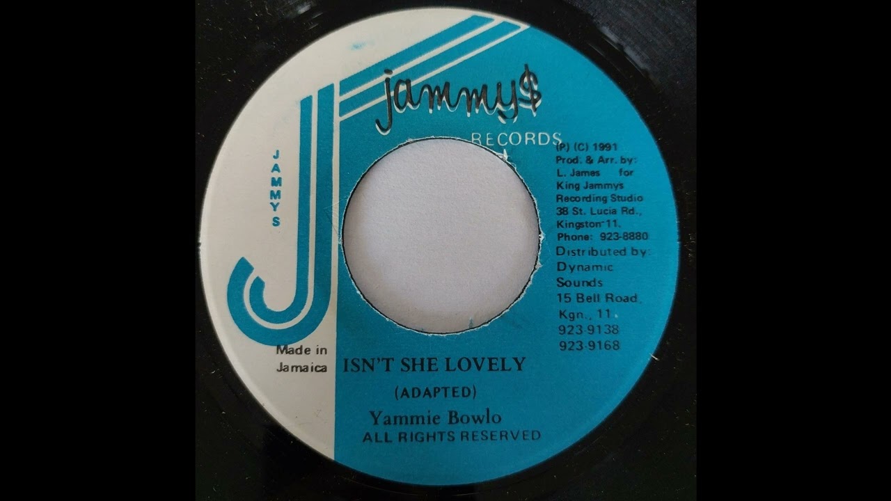 Yami Bolo - Isn't She Lovely - Jammys 7inch 1991 Real Rock Riddim