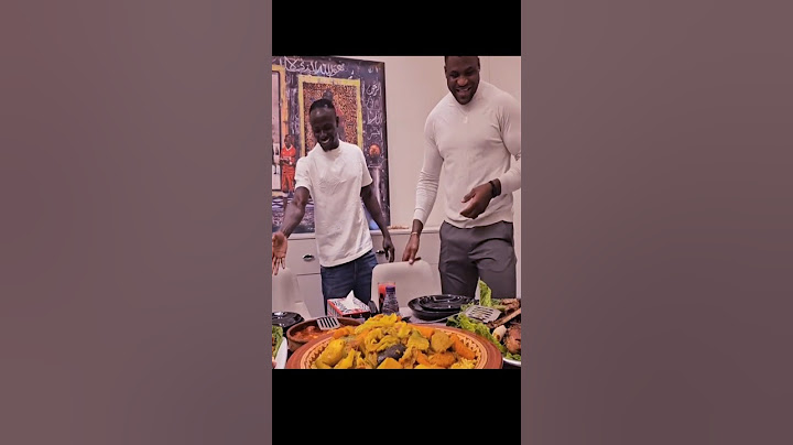 Sadio Mané et Francis Nganou autour d'un repas | Sénégal et Cameroun