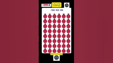 "Only Geniuses Can Find Odd One in 6 Seconds ! 🤯🔥#Challenge" #findthedifference1000level