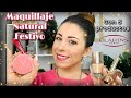 Maquillaje rápido de día con toque festivo usando 5 productos / Primeras impresiones Clarins