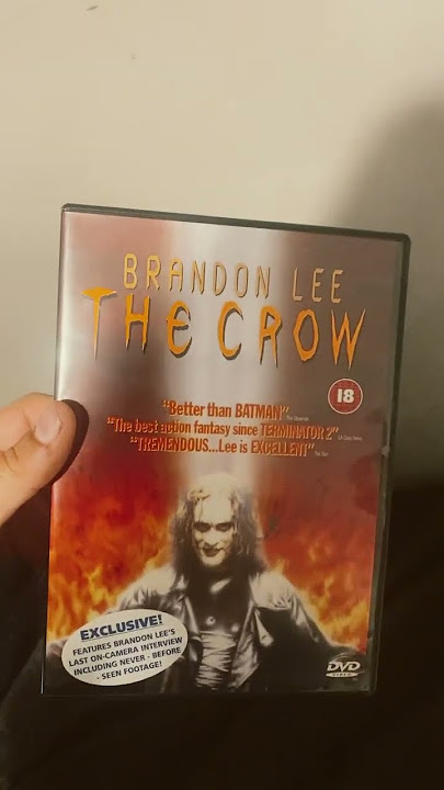Brandon lee the crow dvd.