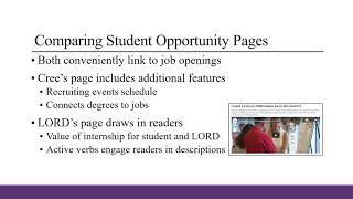 ENG 331 (011) Assignment 4A - Comparing the Websites of Cree and LORD