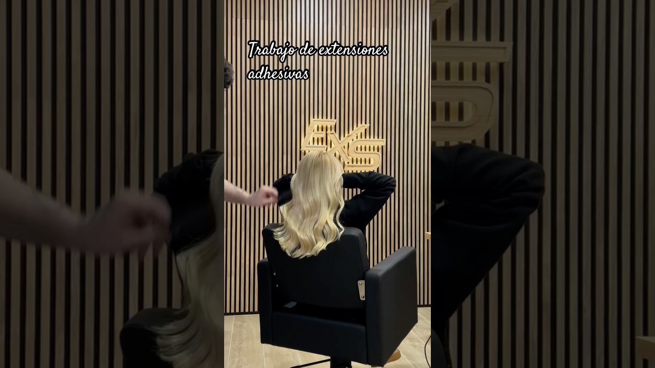 Trabajo de extensiones adhesivas 