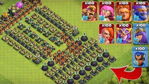 Who Can Destroy This Base? Part - 2 | Impossible Base Vs 100 Every Troops |..