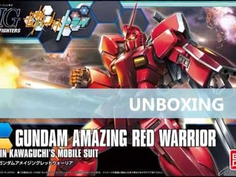 Gundam Build Fighters Try - Amazing Red Warrior Unboxing