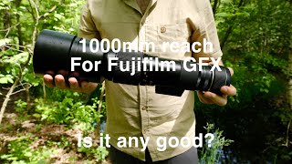 Vintage lens for Fuji GFX. Testing Mamiya 645 longest lens, 500mm f5.6