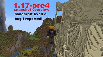 The Brevort Crash was Fixed?! 1.17 Pre-Release 4 Overview | Minecraft 1.17 Caves & Cliffs Update