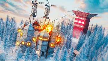 9,000 HOUR SOLO DEFENDS ARCTIC EMPIRE (5 Raid Attempts) - Rust Movie