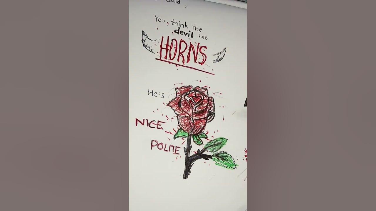 🎶Devil in disguise 🎶 Lyrics art || #art #lyrics #song #aesthetic #music #shorts #fyp