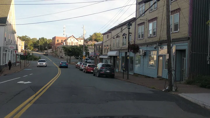 Driving around Bridgewater, Nova Scotia