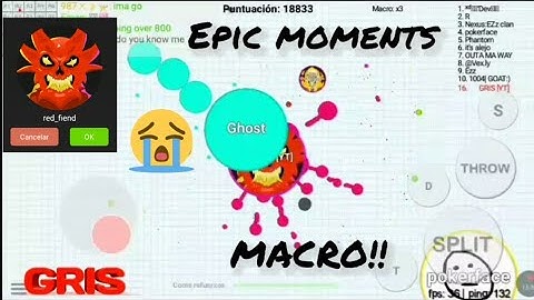 [BLOB.IO MOBILE]  ( MACRO MODE ) Skin Red_fiend!!   Level 105 !! 😱