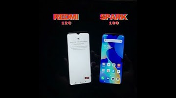 Fingerprint test Tecno Spark 10c vs Redmi 12C || #redmi12c #tecnospark10c #fingerprint test #shorts