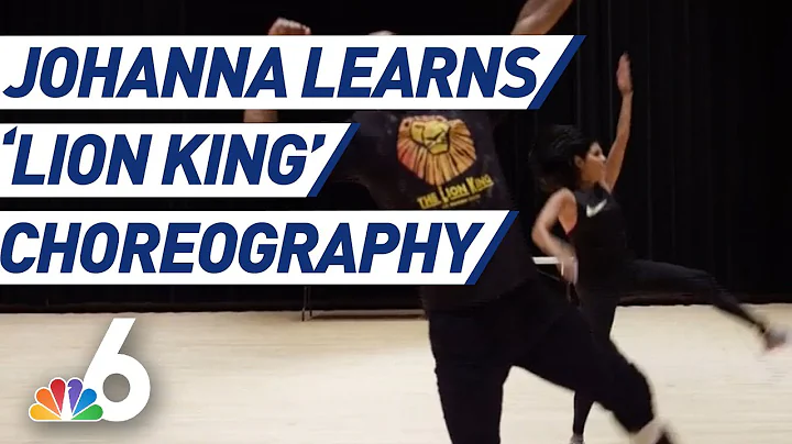Johanna Learns Choreography for the Lion King Musi...