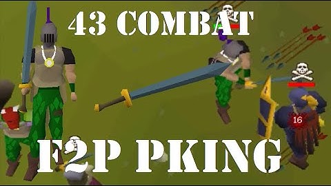 43 Combat Rune 2h Pking - OSRS F2P Pking