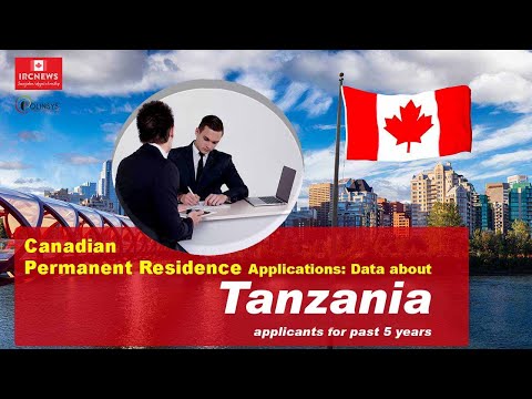 Canadian Permanent Residence Applications: Data about Tanzania,  applicants for past 5 years