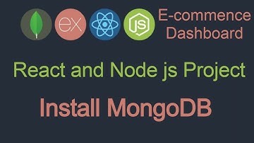 React and node js project #7 install MongoDB