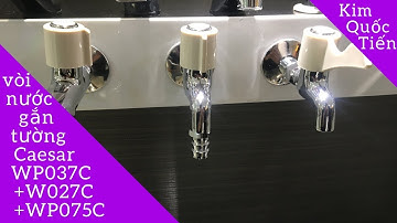 Vòi nước gắn tường Caesar WP037C +W027C +WP075C