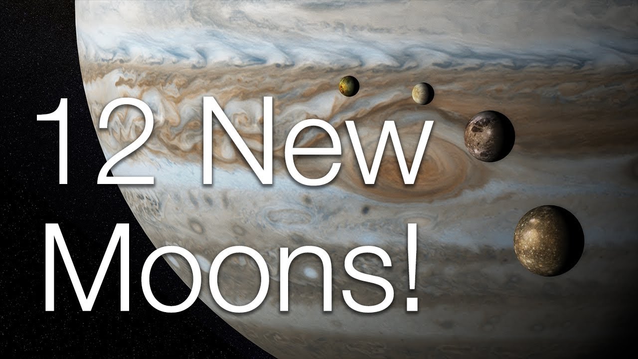 12 New Moons of Jupiter Discovered! YouTube