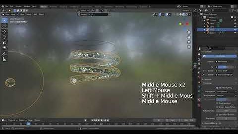Animate water along path in blender