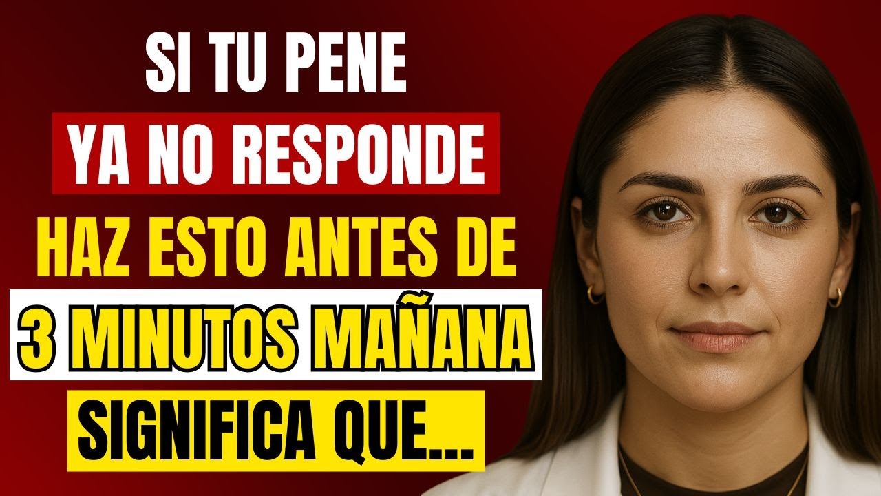 Haz esto durante 3 minutos cada mañana y mira cómo recuperas tu potencia masculina