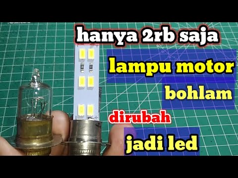 How to DIY a Motorcycle LED Headlight from an Old Bulb