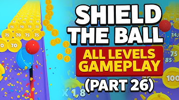 Shield The Ball - All Levels Gameplay Pop Pi (Part 26)
