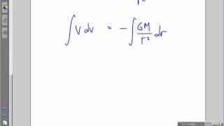 Information 2011-05-02-AP Escape Velocity by Differential Equation.wmv Guide