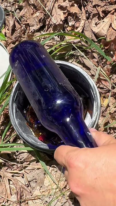 Message in a bottle 🤗😂  #seaglass #tumblingglass #antiquebottles