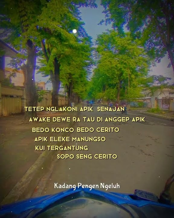 story wa wong sepele # kadang pengen ngeluh