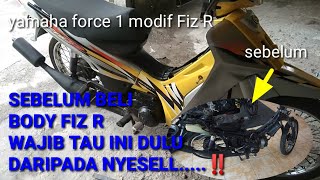 modif force 1 jadi fiz r‼️yamaha force 1 modif f1zr