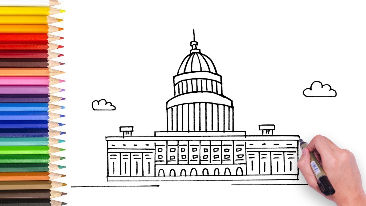 capitol building drawing