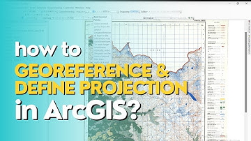 How to Georeference and define projection in ArcGIS?