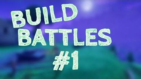 BEST CONSOLE BUILDER | BUILD BATTLES #1 |