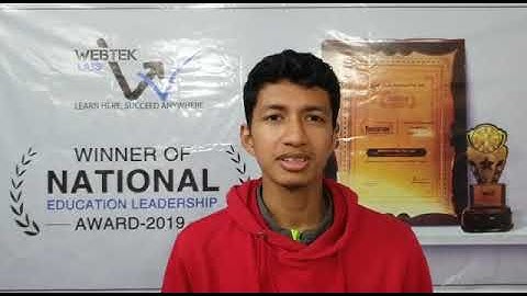 Debartha Dutta’s feedback on Embedded Systems with IOT training from WebTek Labs