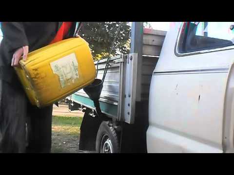 Used Vegetable oil as fuel - YouTube