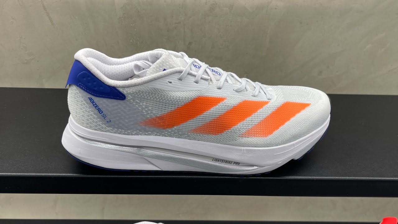 Adidas Adizero SL2 (Dash Grey/ Impact Orange/ Lucid Blue) - Style