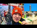 A man who climbed world tallest tower Taipei Taiwan 101 without safety gear 