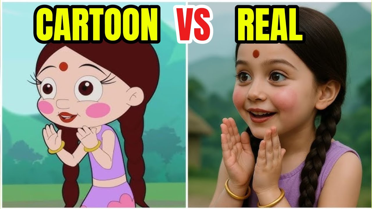 Choota Bheem vs Real Life🔥😱 | Cartoon to Reality Transformation! ''ON CARTOON STORIES''