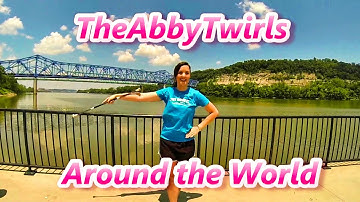 Around The World - Flourish Combo - Novice Baton Twirling Combination - How to Twirl a Baton