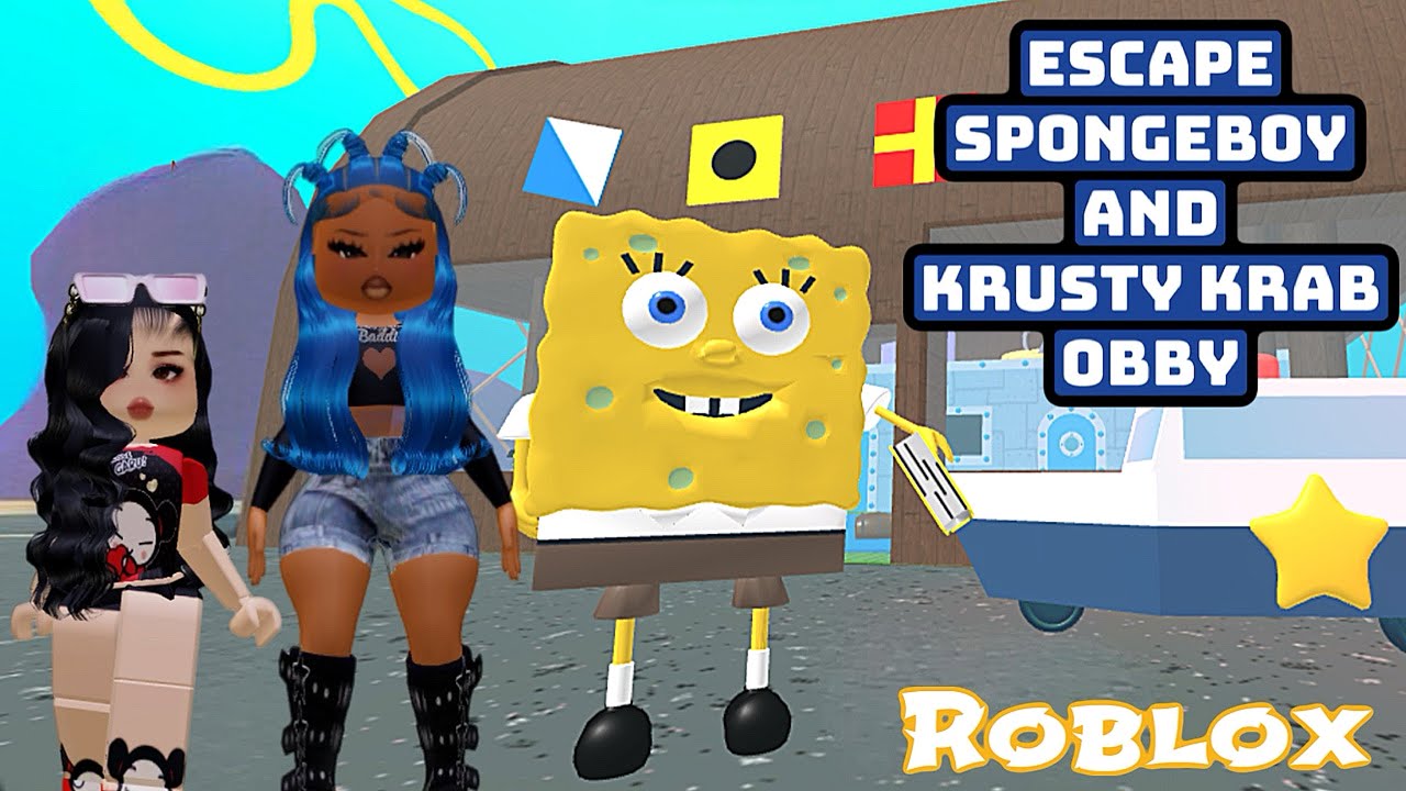 ROBLOX FUN TIME: PARENT-CHILD GAMING EDITION‼️ ESCAPE SPONGEBOY & KRUSTY KRAB OBBY‼️