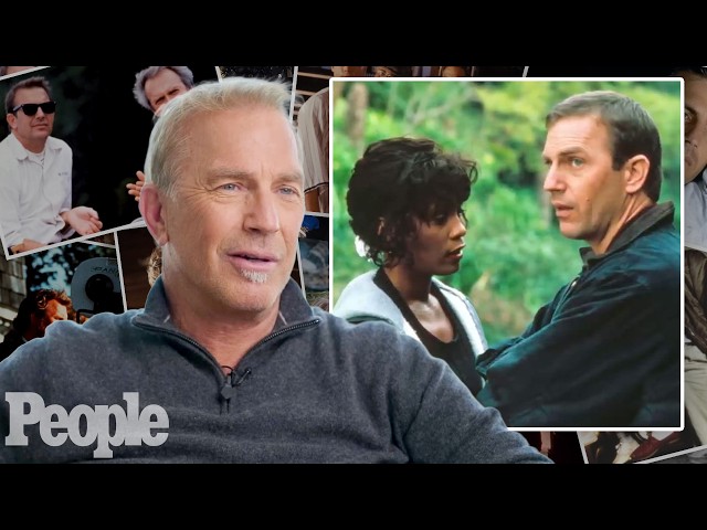 Kevin Costner Reacts to Photos of Whitney Houston, Yellowstone & More | PEOPLE - YouTube