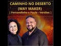 CAMINHO NO DESERTO (WAY MAKER) | Fernandinho e Paula - Versões