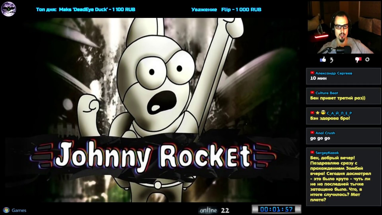 Johnny Rocket прохождение [ hardcore ] | Игра на ( PC steam ) 2018 Стрим RUS