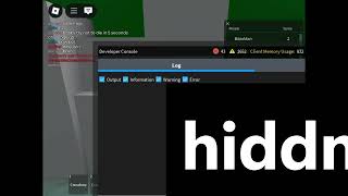 /console FE BYPASS (Roblox Bug showcase #1)