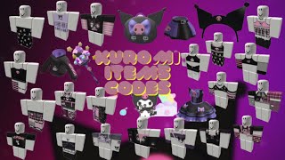 KUROMI ITEM CODES! FOR BROOKHAVEN, BERRY AVENUE, AND BLOXBURG