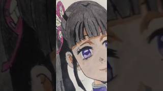 Transition Alert ⚠️ I'm keep learning rate my drawing. #demonslayer #kanao #kanaodrawing